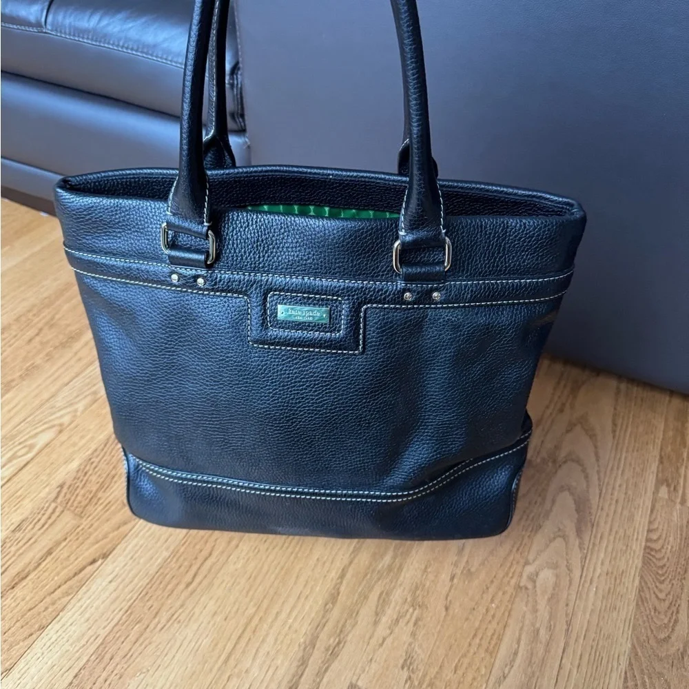 Kate Spade Black Leather Tote